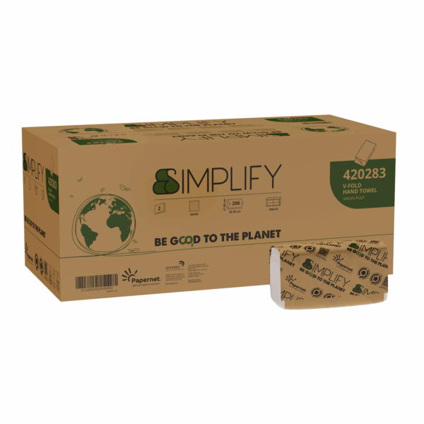 Asciugamano a V, 4120 pezzi a confezione, Papernet Simplify 420283