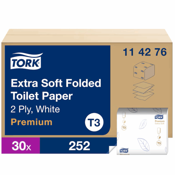 Tork 114276 Carta Igienica Intercalata Extra Soft Premium, Sistema T3 - immagine 2